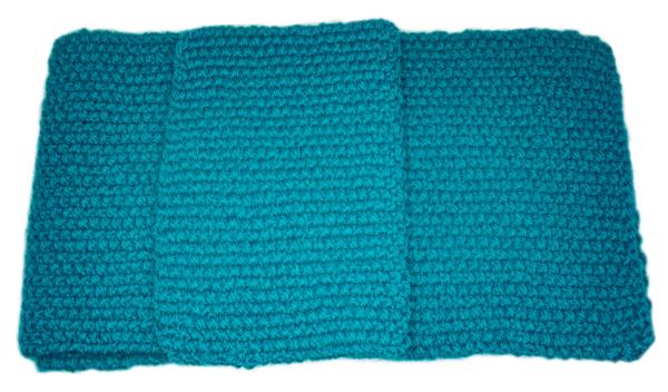Hand knitted scarf for ladies in white Length 116 cm 45,67 inch